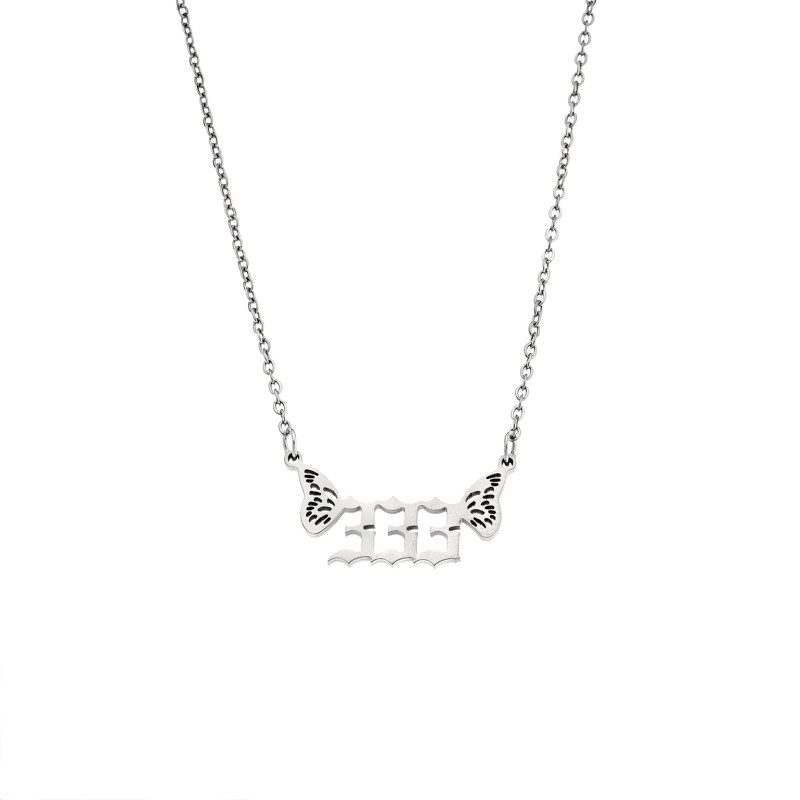 Κολιέ Senza Stainless Steel, Angel Numbers