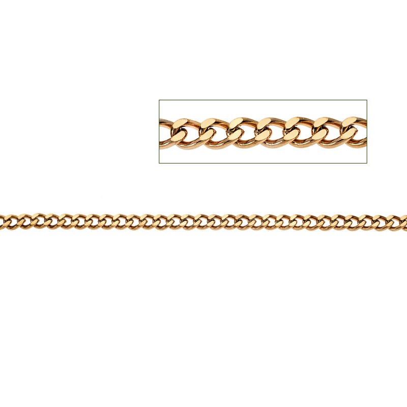 Καδένα Senza Stainless Steel Silver 1 Μέτρο