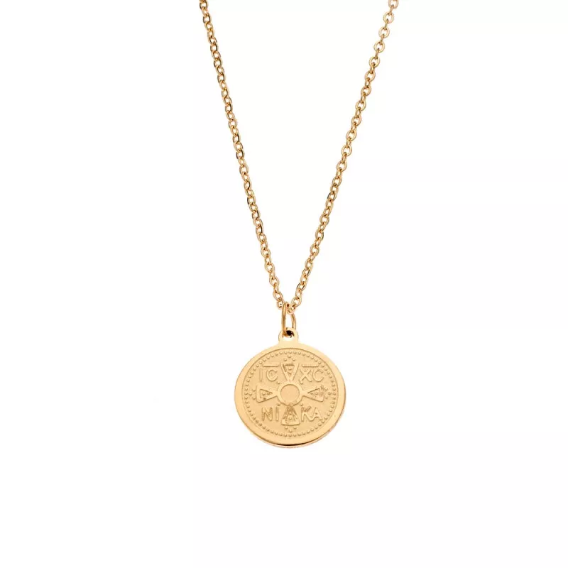 Κολιέ Γυναικείο SΕΝΖΑ Steel Gold Plated