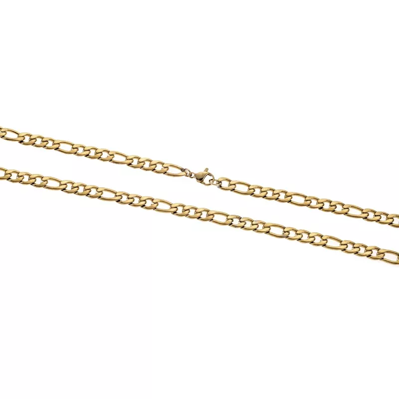 Αλυσίδα Λαιμού SΕΝΖΑ Gold Stainless Steel-50cm