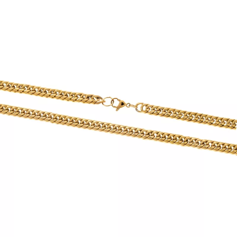 Αλυσίδα Λαιμού SΕΝΖΑ Gold Stainless Steel-45cm