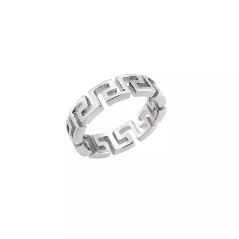 Δαχτυλίδι Senza Unisex Steel, με μαίανδρο
