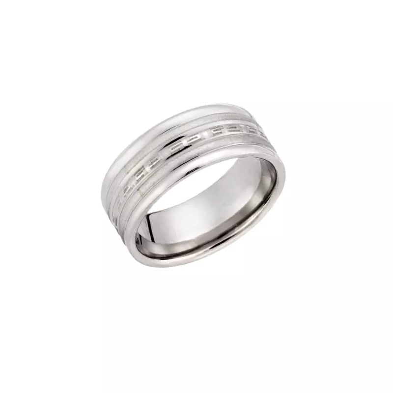 Δαχτυλίδι Senza Unisex Steel, με μαίανδρο