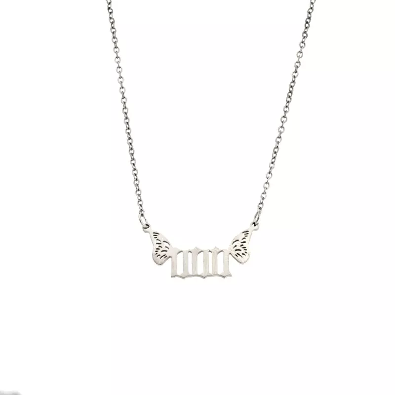 Κολιέ Senza Stainless Steel, Angel Numbers