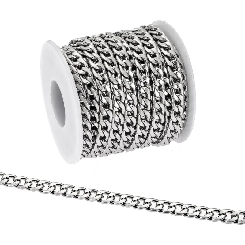 Καδένα Senza Stainless Steel Silver 1 M