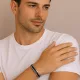 Βραχιόλι Senza Men's Black Stainless Steel