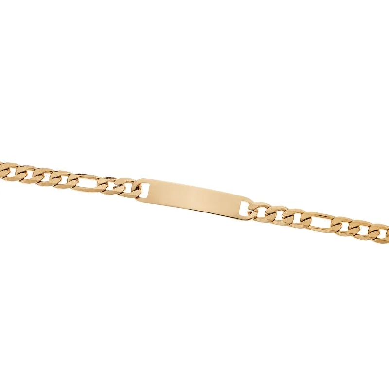 Βραχιόλι Senza Stainless Steel Gold Plated , ταυτότητα