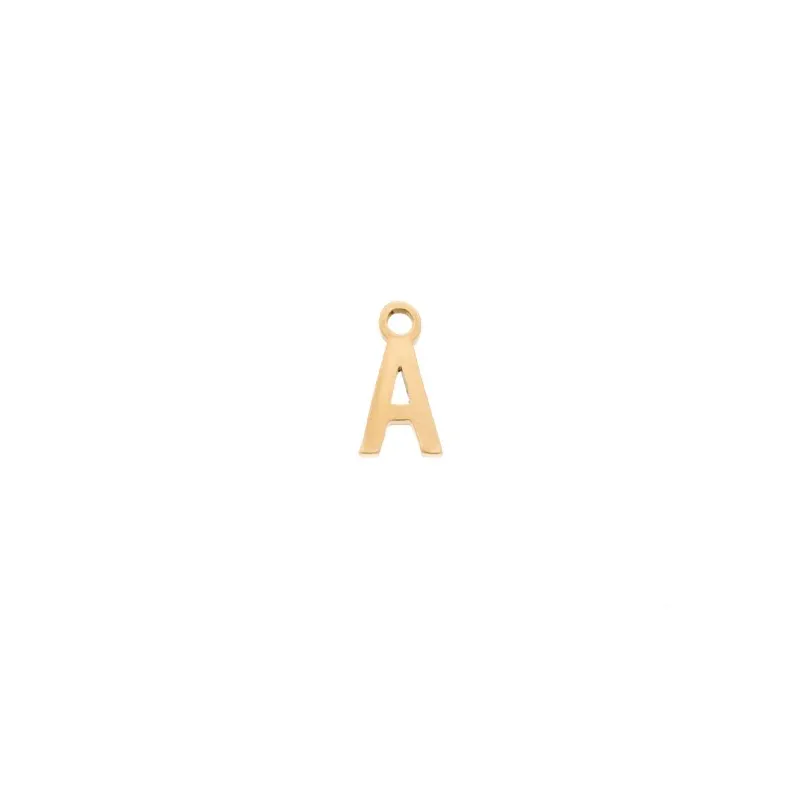 Charm SENZA Goldplated Stainless Steel A-Z