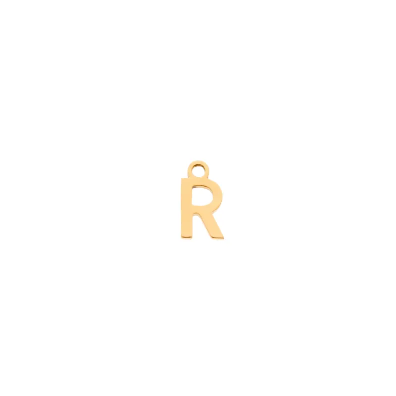 Charm SENZA Goldplated Stainless Steel A-Z