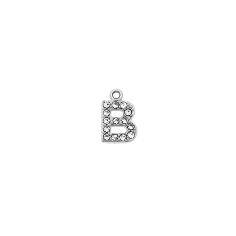 Charm SENZA Stainless Steel A-Z Crystals