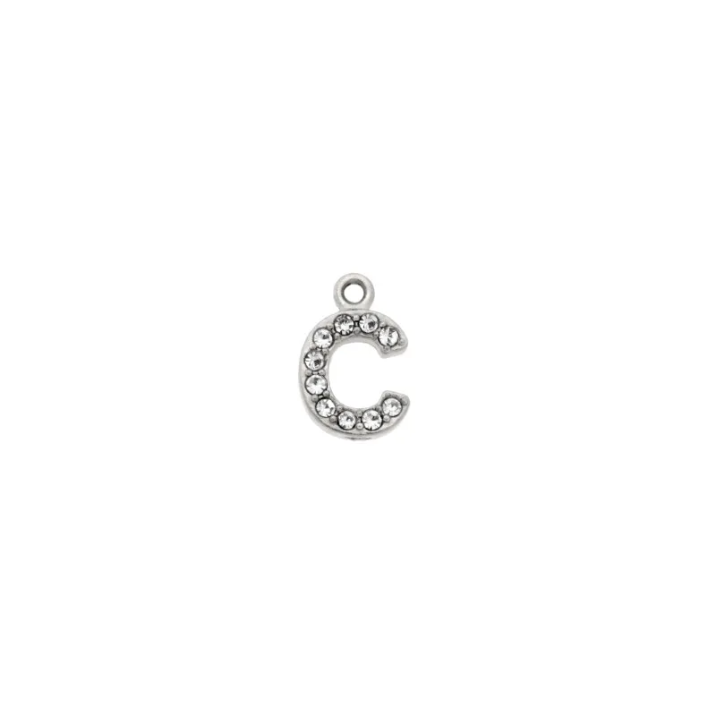 Charm SENZA Stainless Steel A-Z Crystals