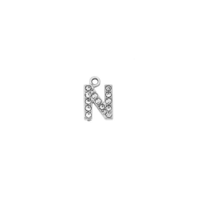 Charm SENZA Stainless Steel A-Z Crystals