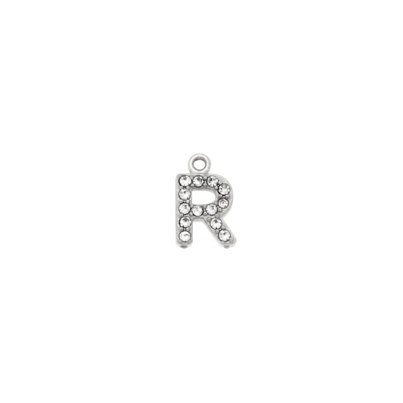 Charm SENZA Stainless Steel A-Z Crystals