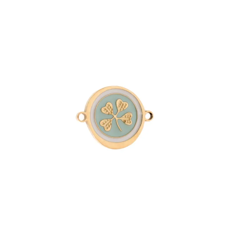 Charm SENZA Goldplated Stainless Steel Lucky
