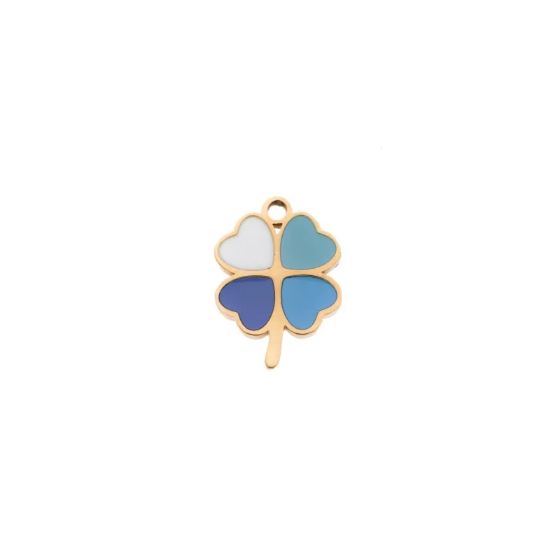 Charm SENZA Goldplated Stainless Steel Lucky