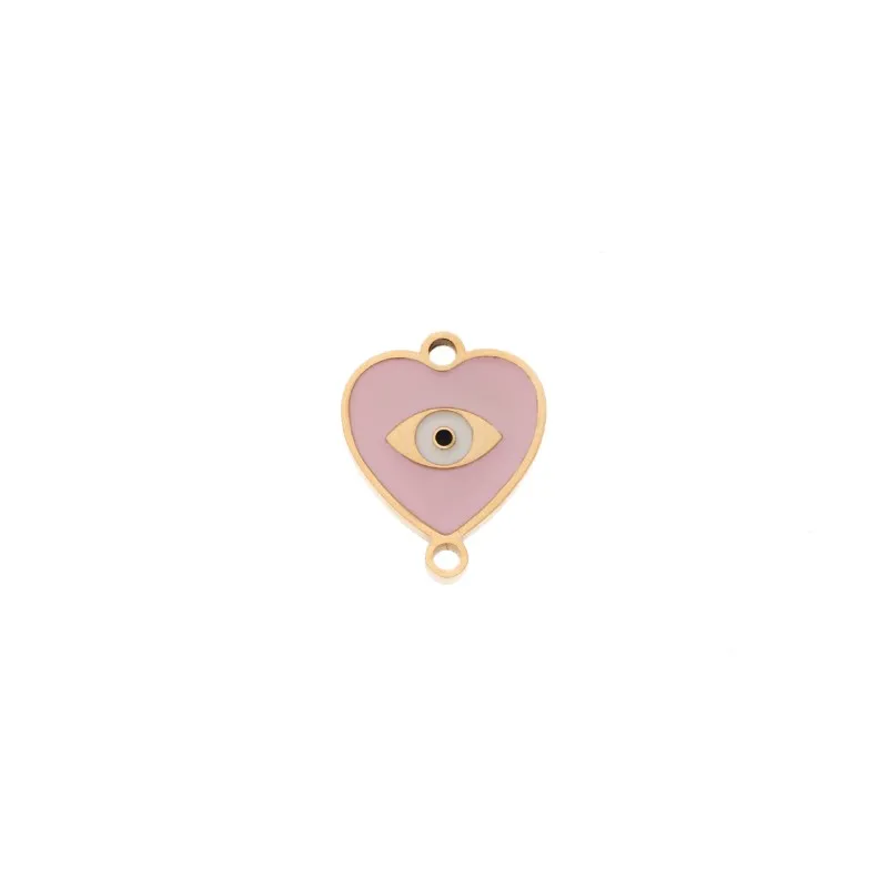 Charm SENZA Goldplated Stainless Steel Heart