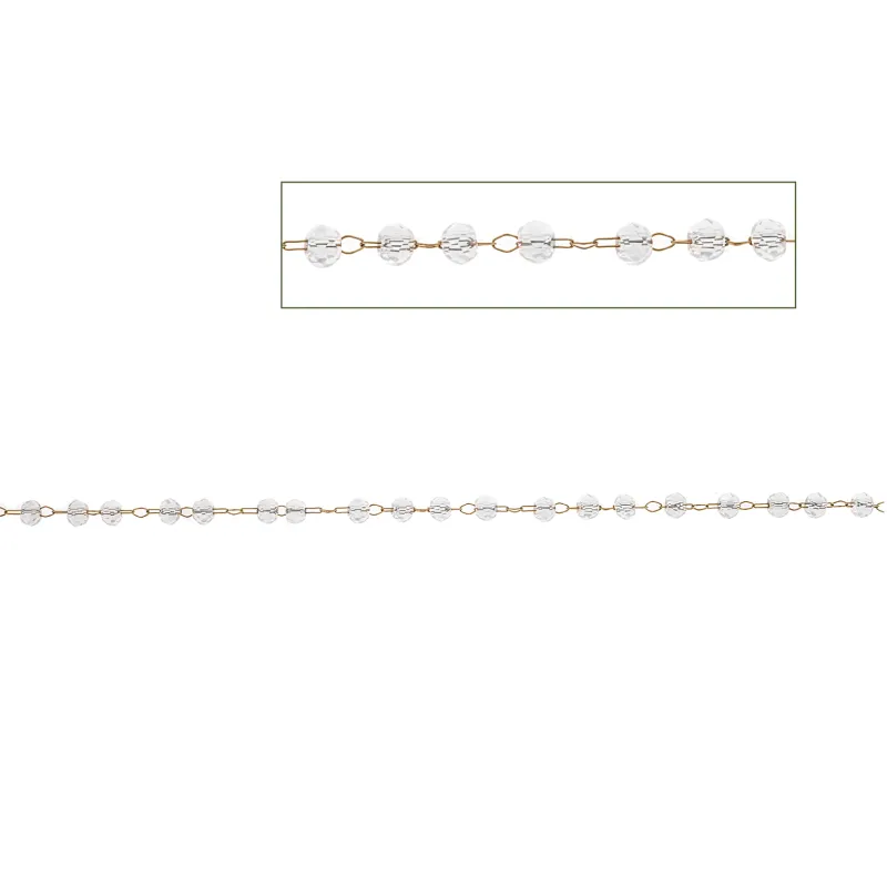 Καδένα Senza Stainless Steel Pink Μέτρο