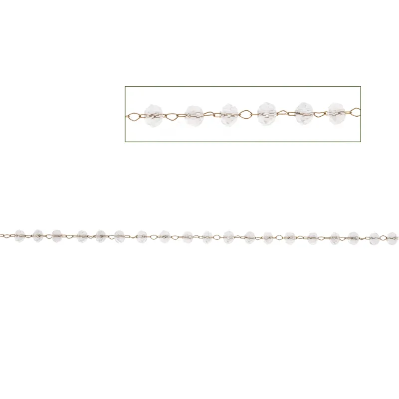 Καδένα Senza Stainless Steel Διαφανές Μέτρο