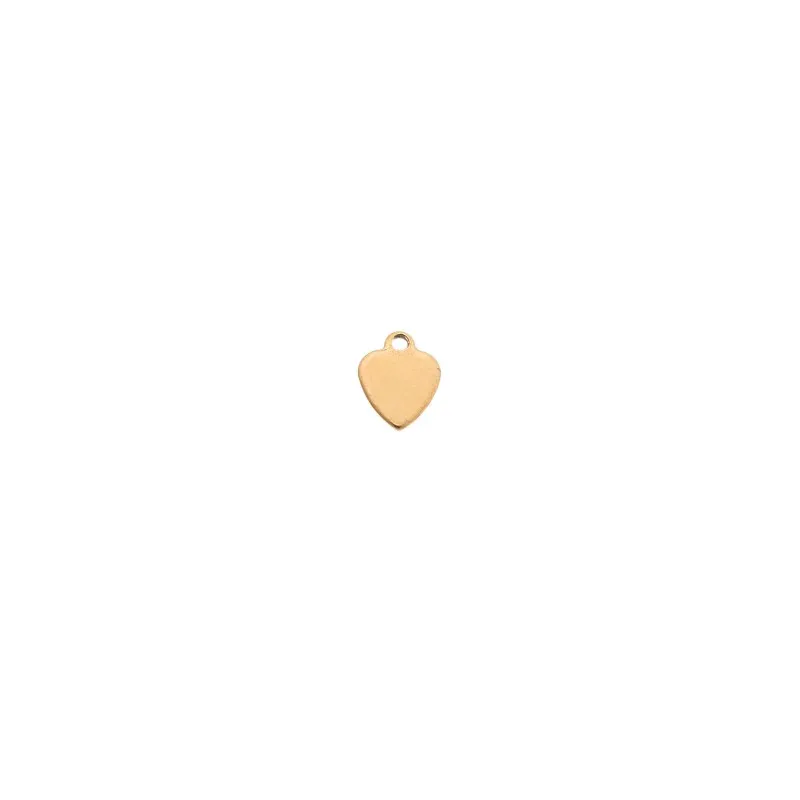 Charm SENZA Goldplated Stainless Steel Heart
