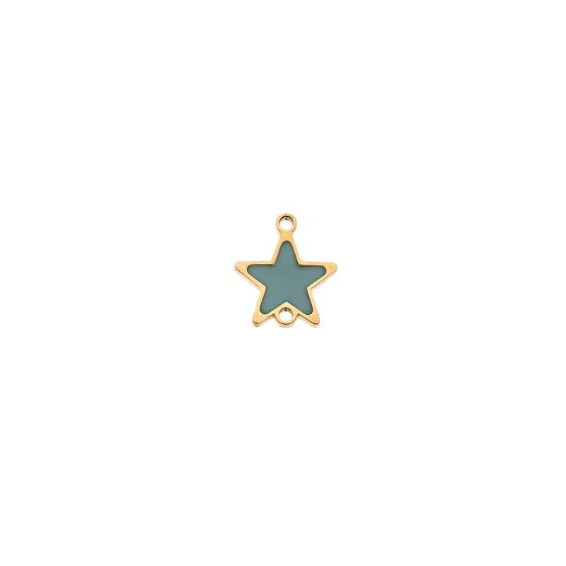 Charm SENZA Goldplated Stainless Steel Star