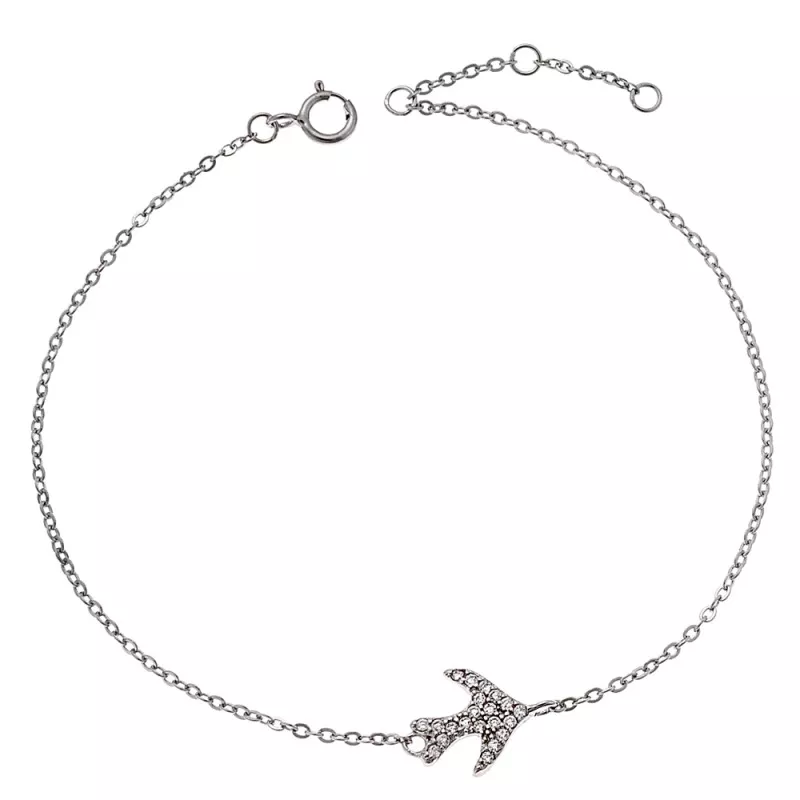 Βραχιόλι SENZA Silver 925 Rhodium Plated