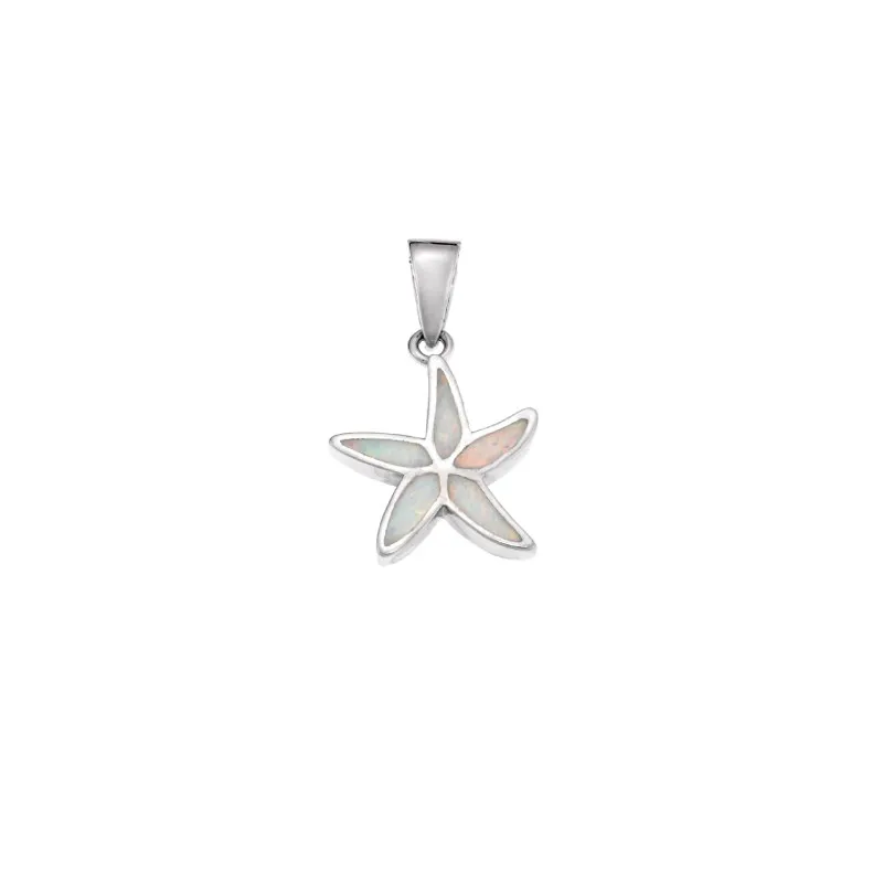 Μοτίφ Senza από ασήμι 925, Αστερίας με Opal